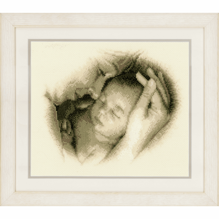 Counted Cross Stitch Kit: Sleeping Safely
