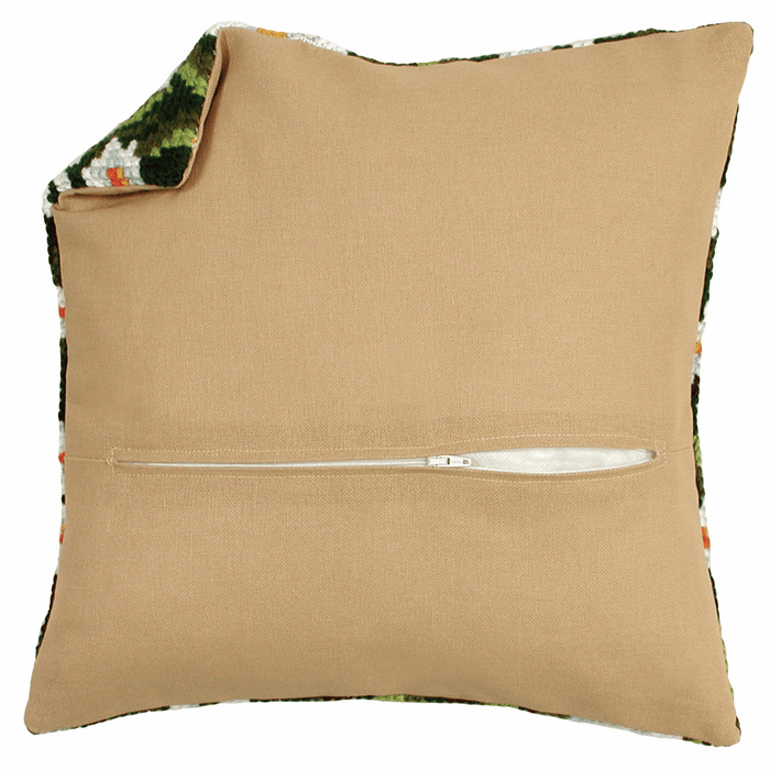Cushion Back with Zipper: 45 x 45cm: Natural