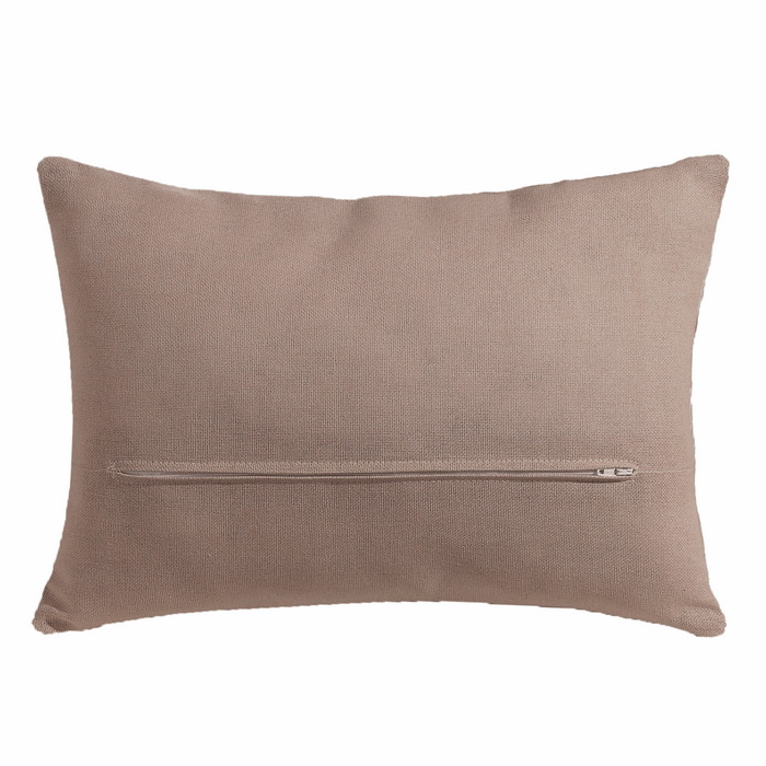 Cushion Back with Zipper: 45 x 35cm: Natural