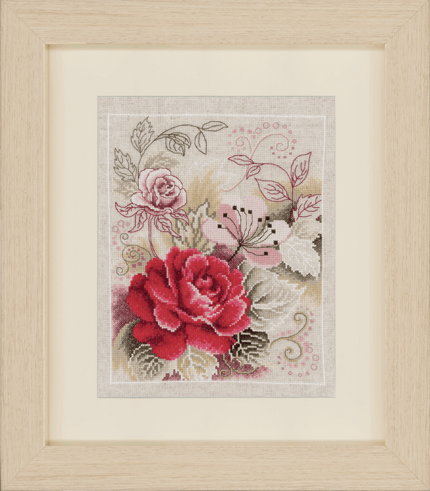 Counted Cross Stitch Kit - Rose