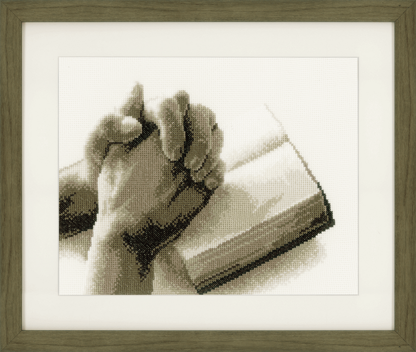 Counted Cross Stitch Kit: Praying Hands