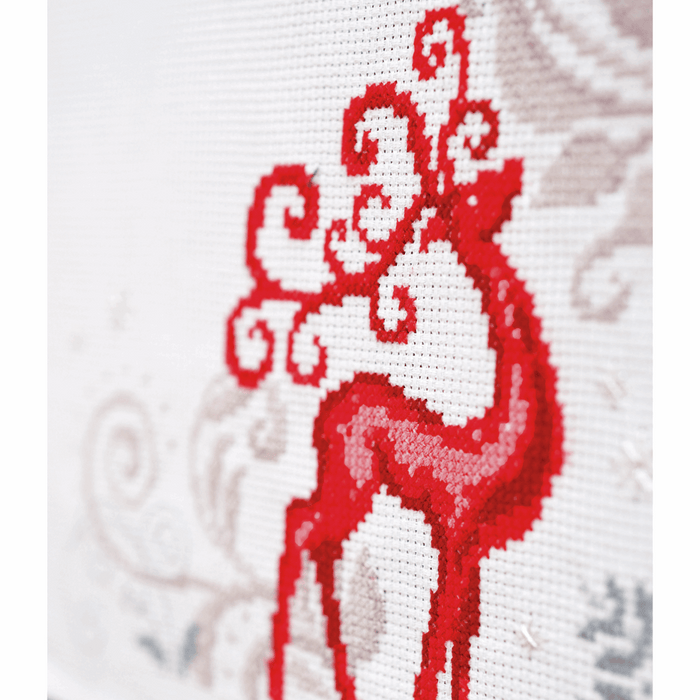 Counted Cross Stitch Kit: Runner: Reindeer