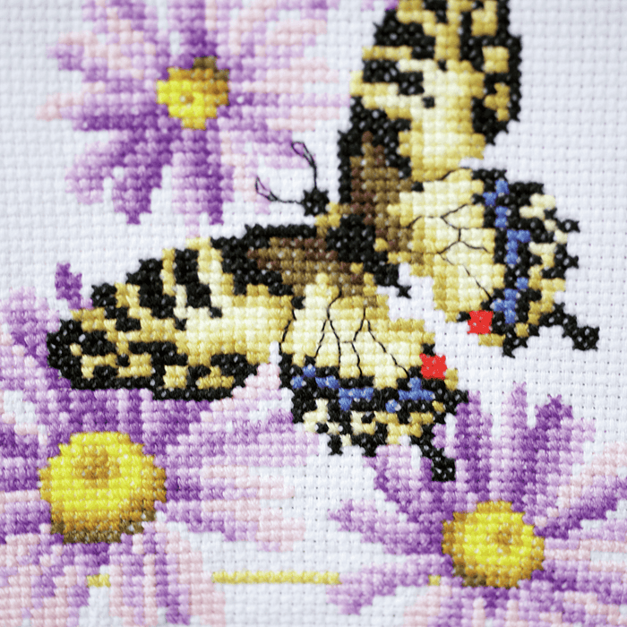 Counted Cross Stitch Kit: Runner: Butterflies