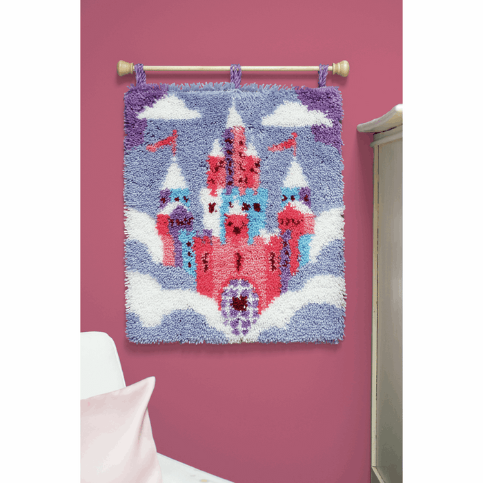 Latch Hook Kit: Rug: Fairytale Castle