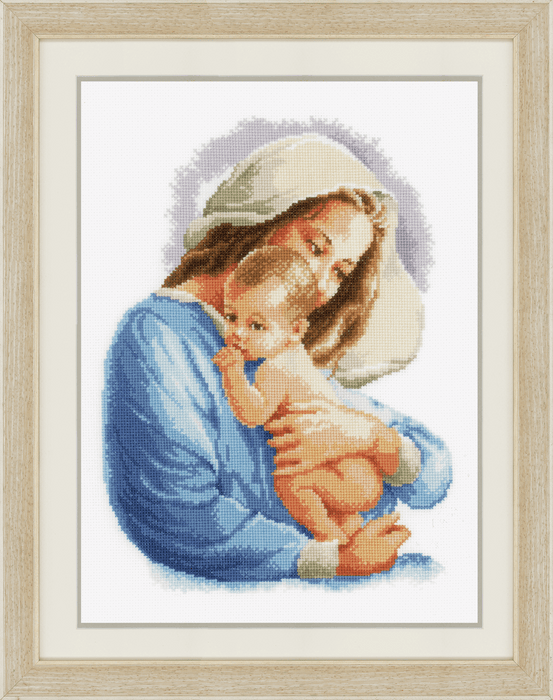 Counted Cross Stitch Kit: Holy Mary
