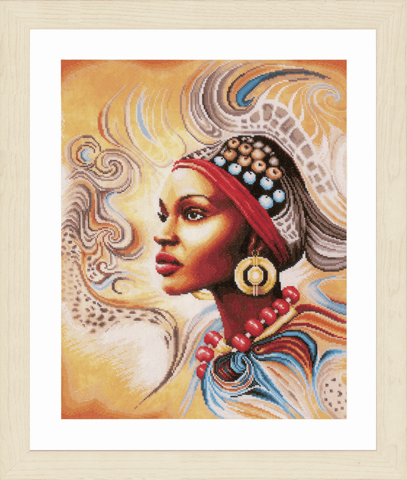 Counted Cross Stitch Kit: Mother Africa (Aida)