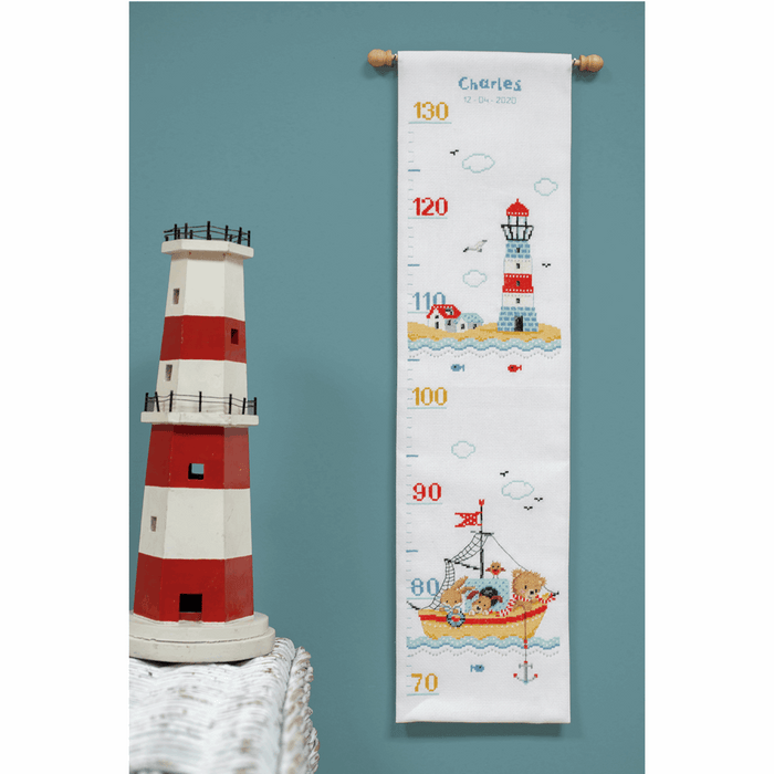 Counted Cross Stitch Kit: Boat Sailing
