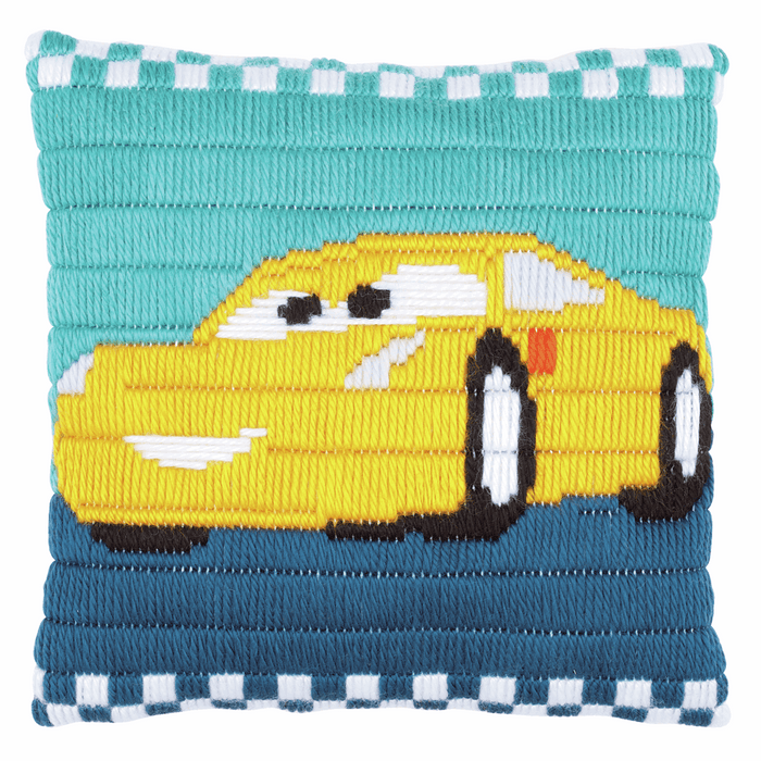 Long Stitch Kit: Cushion: Disney: Cars Cruz