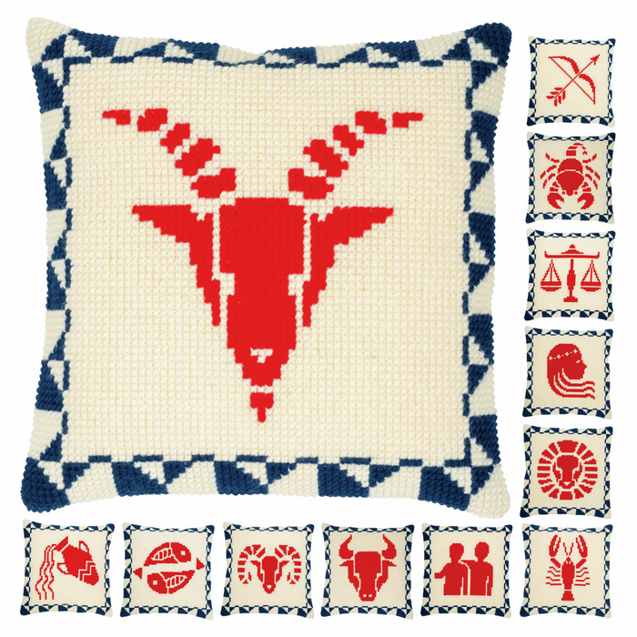 Cross Stitch Kit: Cushion: Astrology Signs