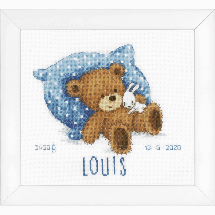 Counted Cross Stitch Kit: Sweet Bear