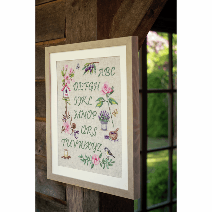 Counted Cross Stitch Kit: Garden Alphabet