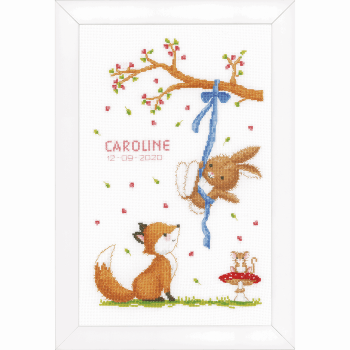 Counted Cross Stitch Kit: Forest Friends