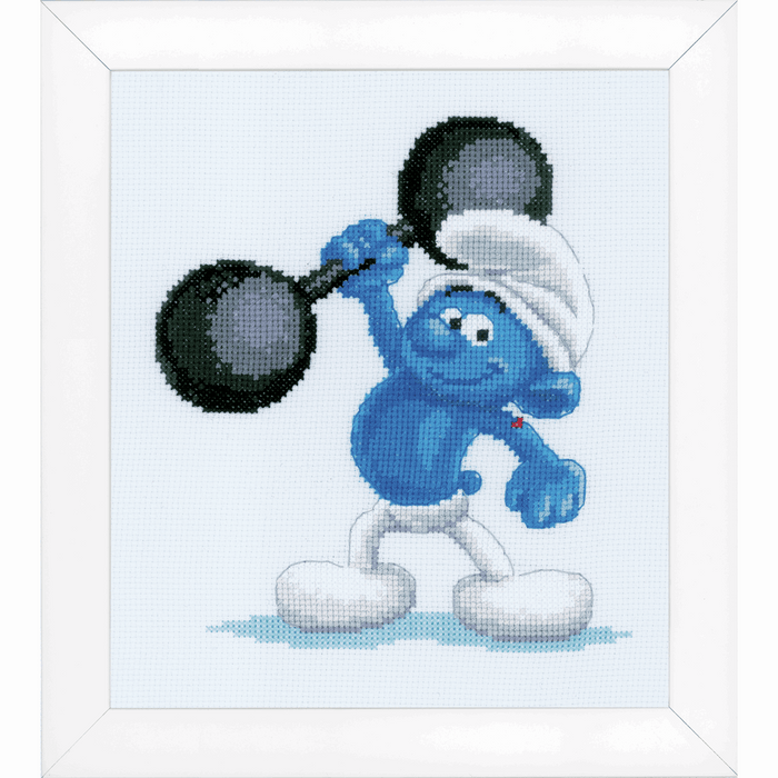 Counted Cross Stitch Kit: The Smurfs: Hefty