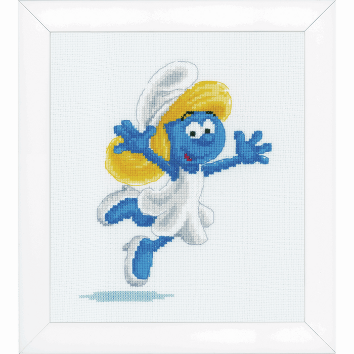 Counted Cross Stitch Kit: The Smurfs: Smurfette