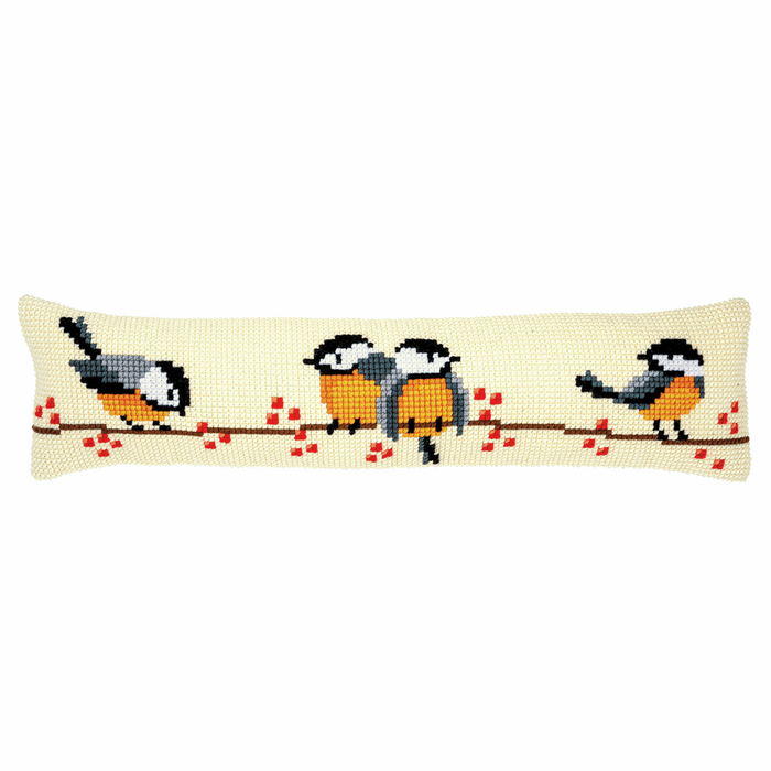 Cross Stitch Kit: Draught Excluder: Tomtits