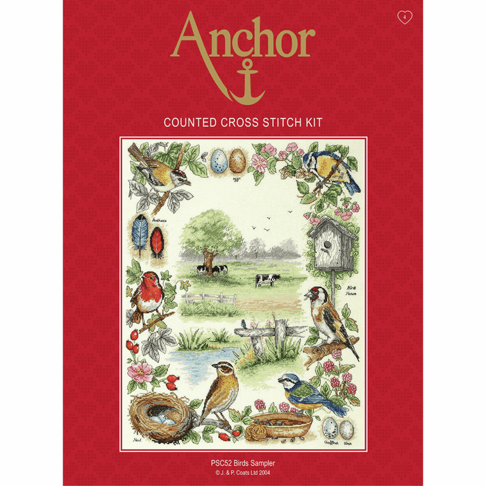 Counted Cross Stitch Kit: Birds